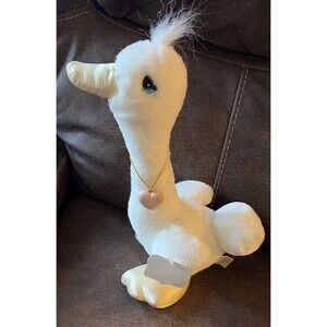 Vintage Applause Precious Moments Hilda Goose Plush Stuffed Animal 14" White